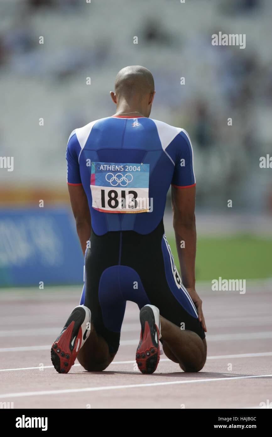 CHRIS LAMBERT MENS 200M ATHENS GREECE 24 August 2004 Stock Photo