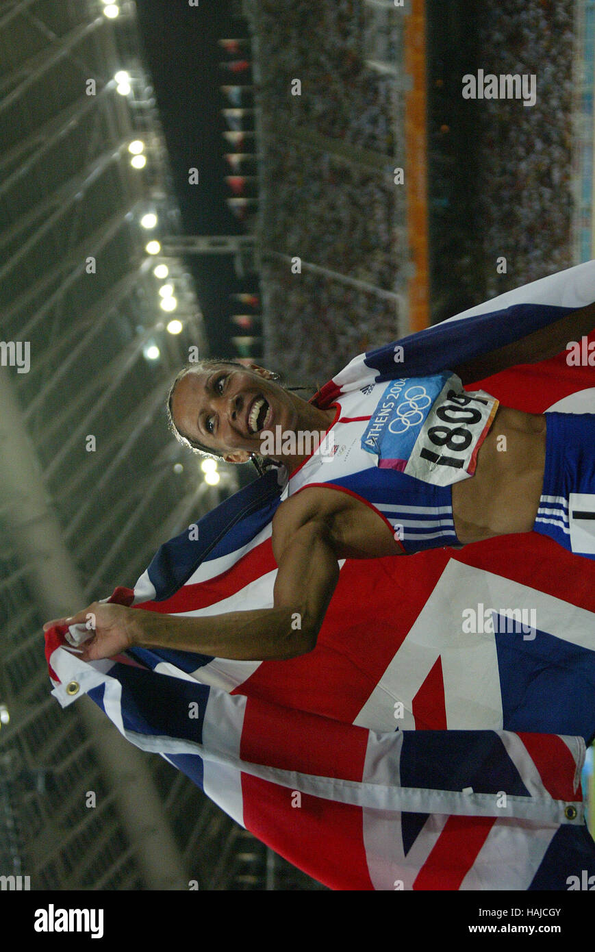KELLY HOLMES 1500 METRES OLYMPIC STADIUM ATHENS GREECE 28 August 2004