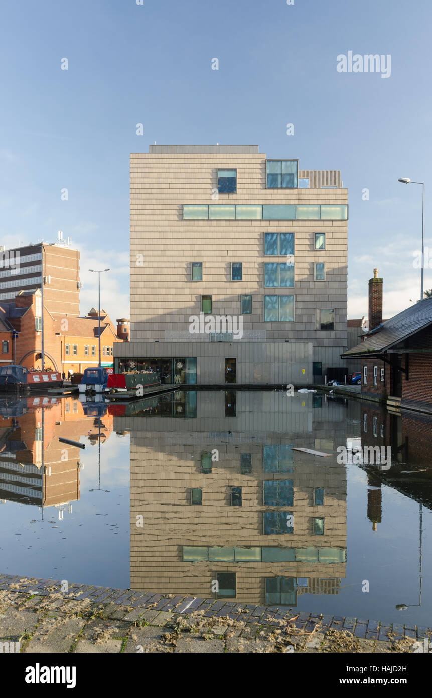 The New Art Gallery in Walsall which opened in 2000 and is now threatened with closure due to spending cuts. Stock Photo