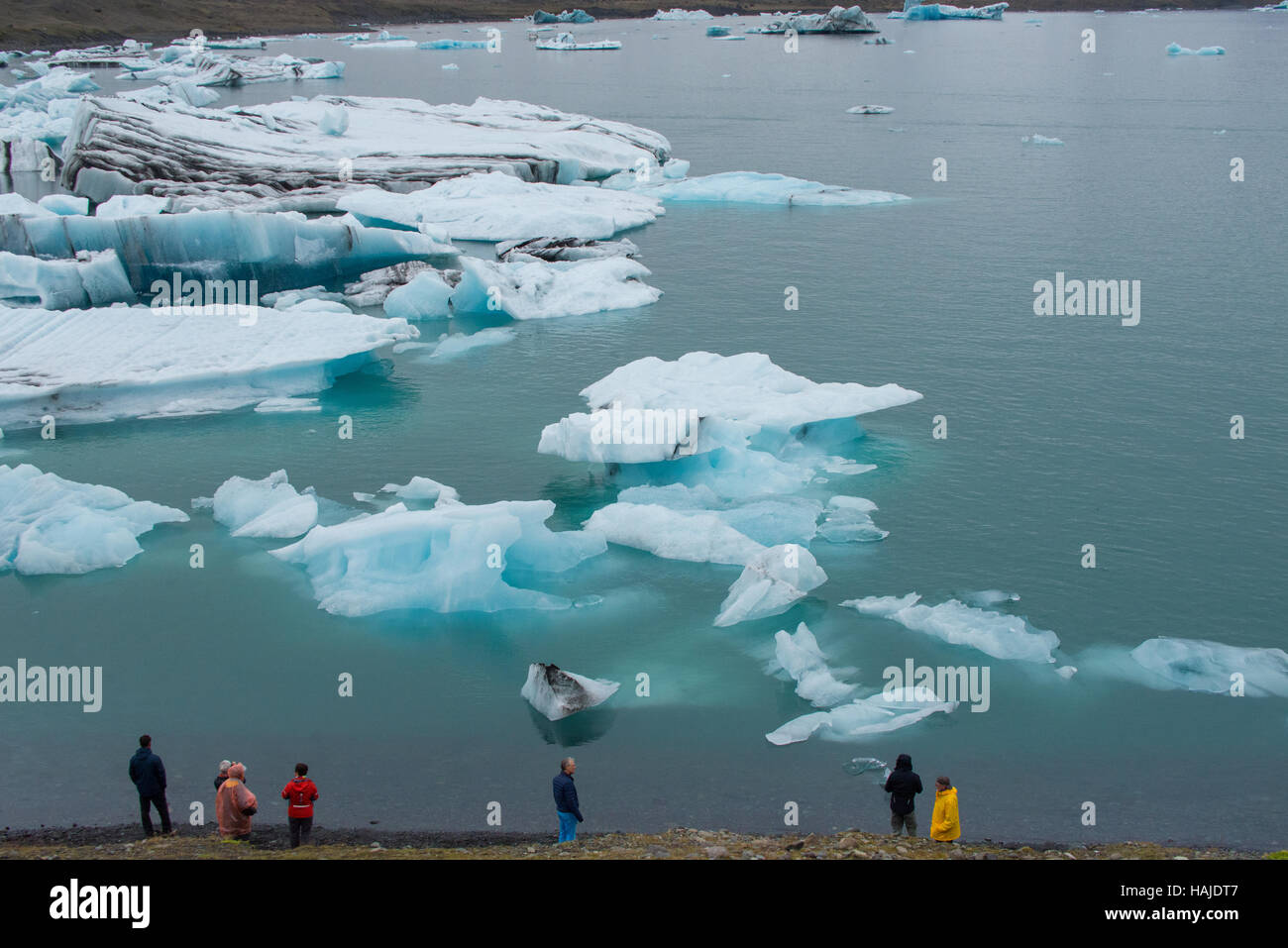 jokulsarlon glacier lake in iceland Stock Photo