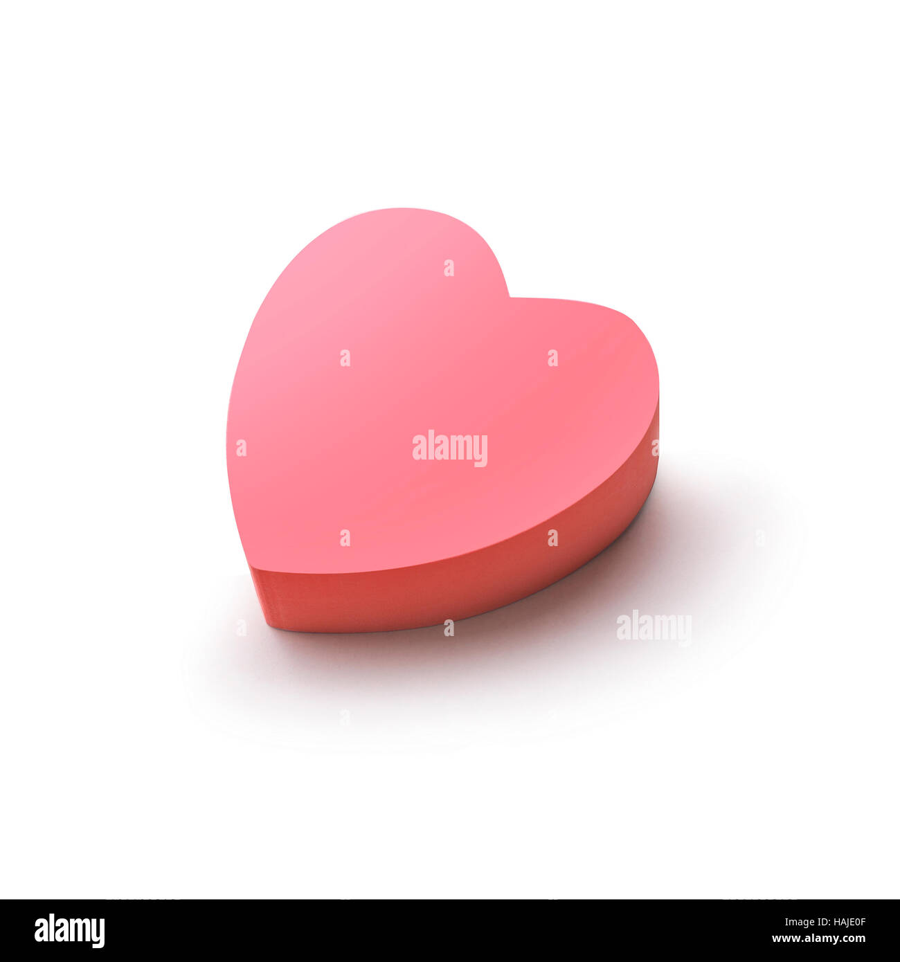 Heart isolated on white background Stock Photo - Alamy
