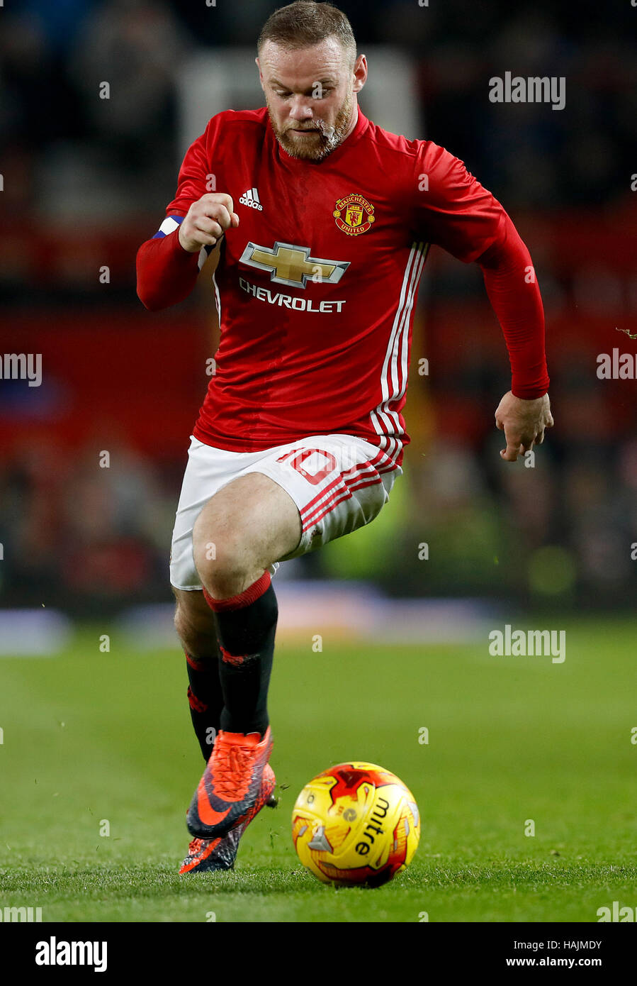 Manchester United S Wayne Rooney During The Efl Cup Quarter Final Stock Photo Alamy