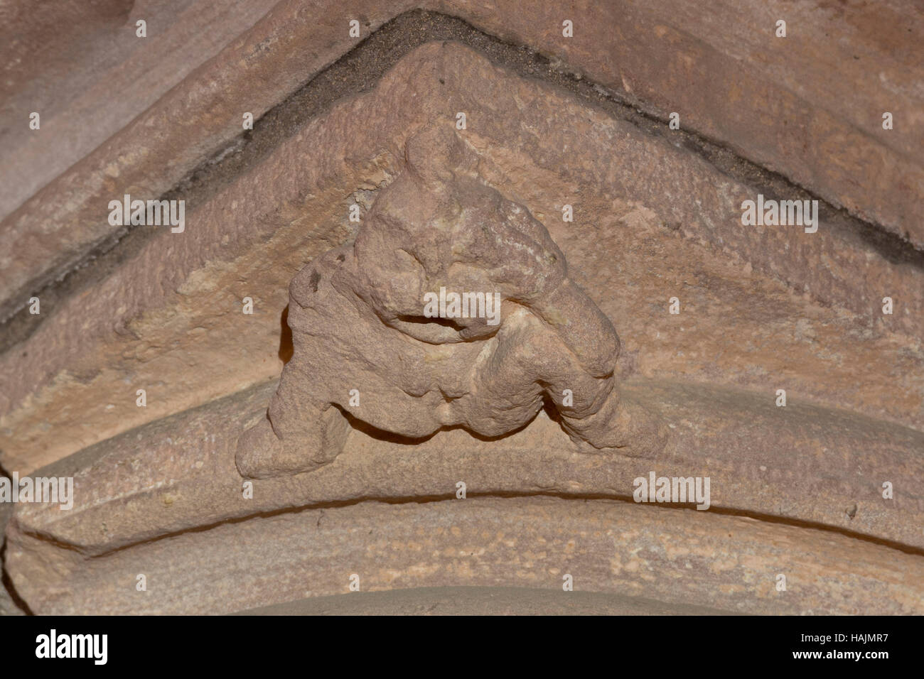 Sheila Nagigg  grotesque, St Magnus Cathedral Stock Photo