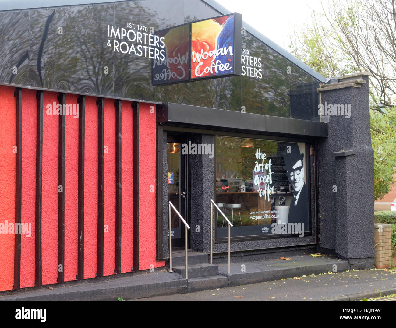 Brian Wogan coffee Roasters Bristol Stock Photo Alamy