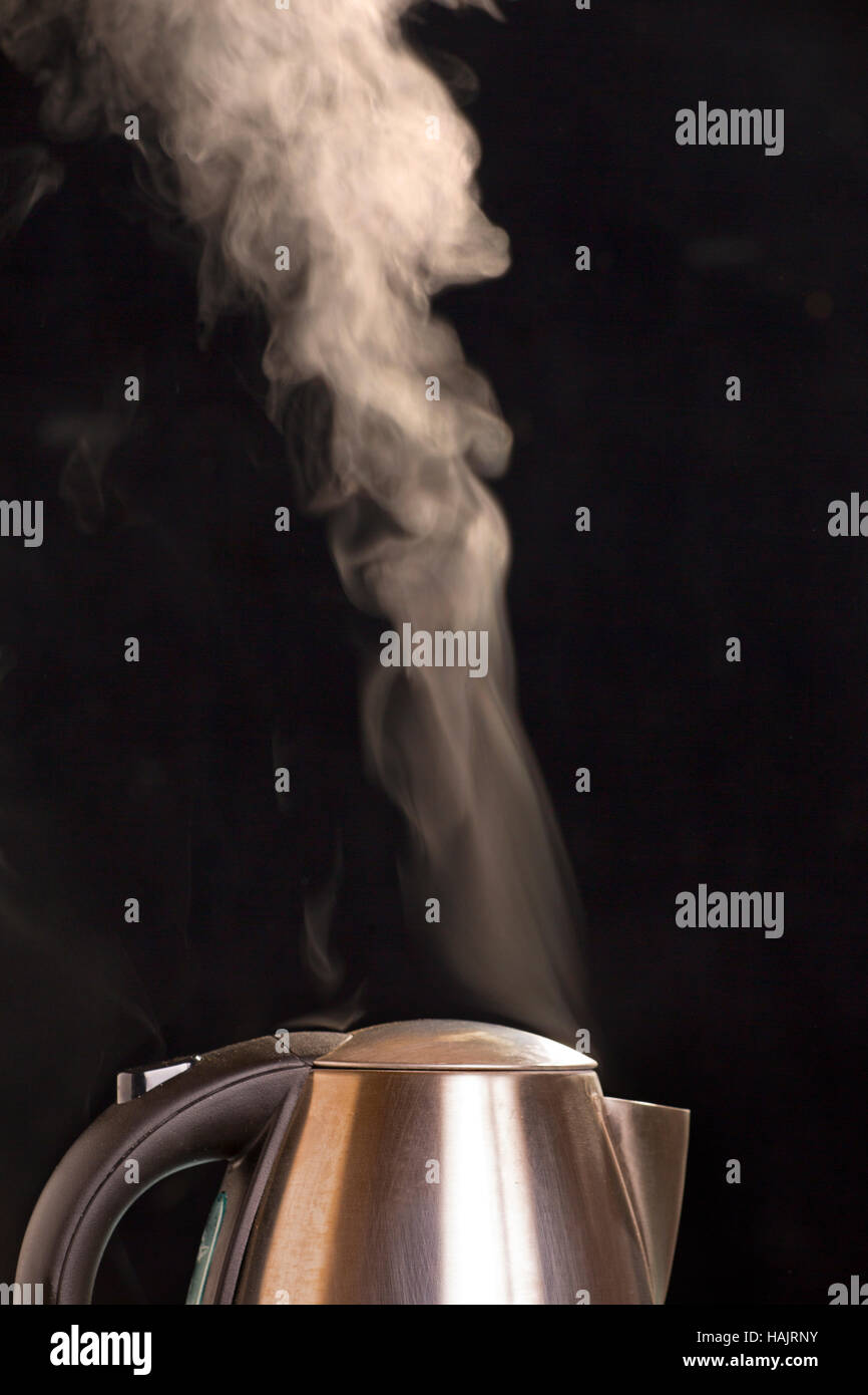 Boiling electric kettle Stock Photo Alamy