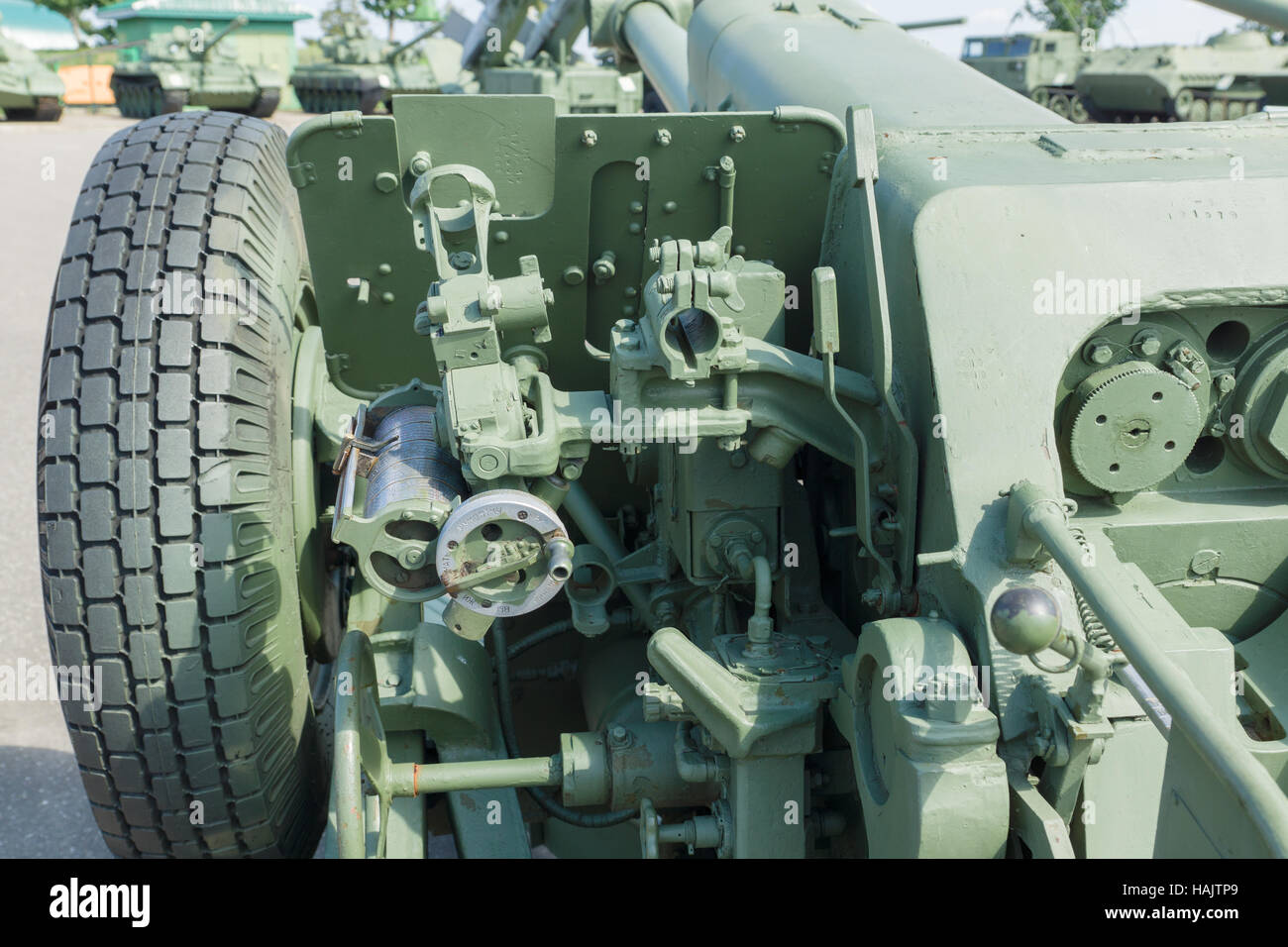 powerful military industry products are used for defense and attack Stock Photo