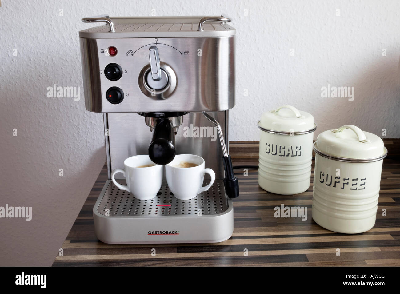 Gastroback coffee machine Stock Photo - Alamy