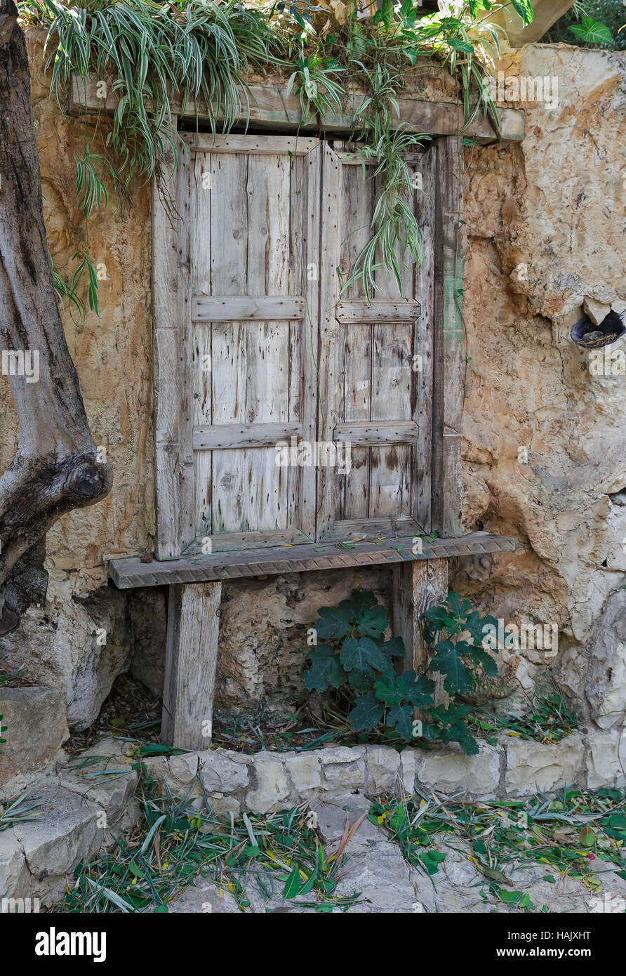 Old wooden gate closeup Stock Photo Alamy