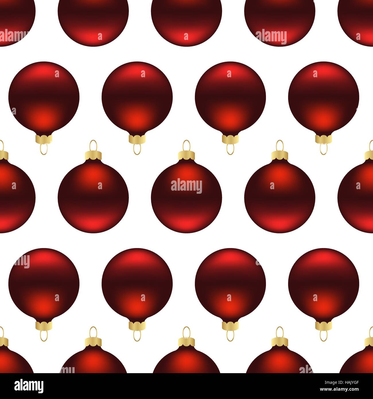 Seamless red christmas balls Stock Vector Image & Art - Alamy