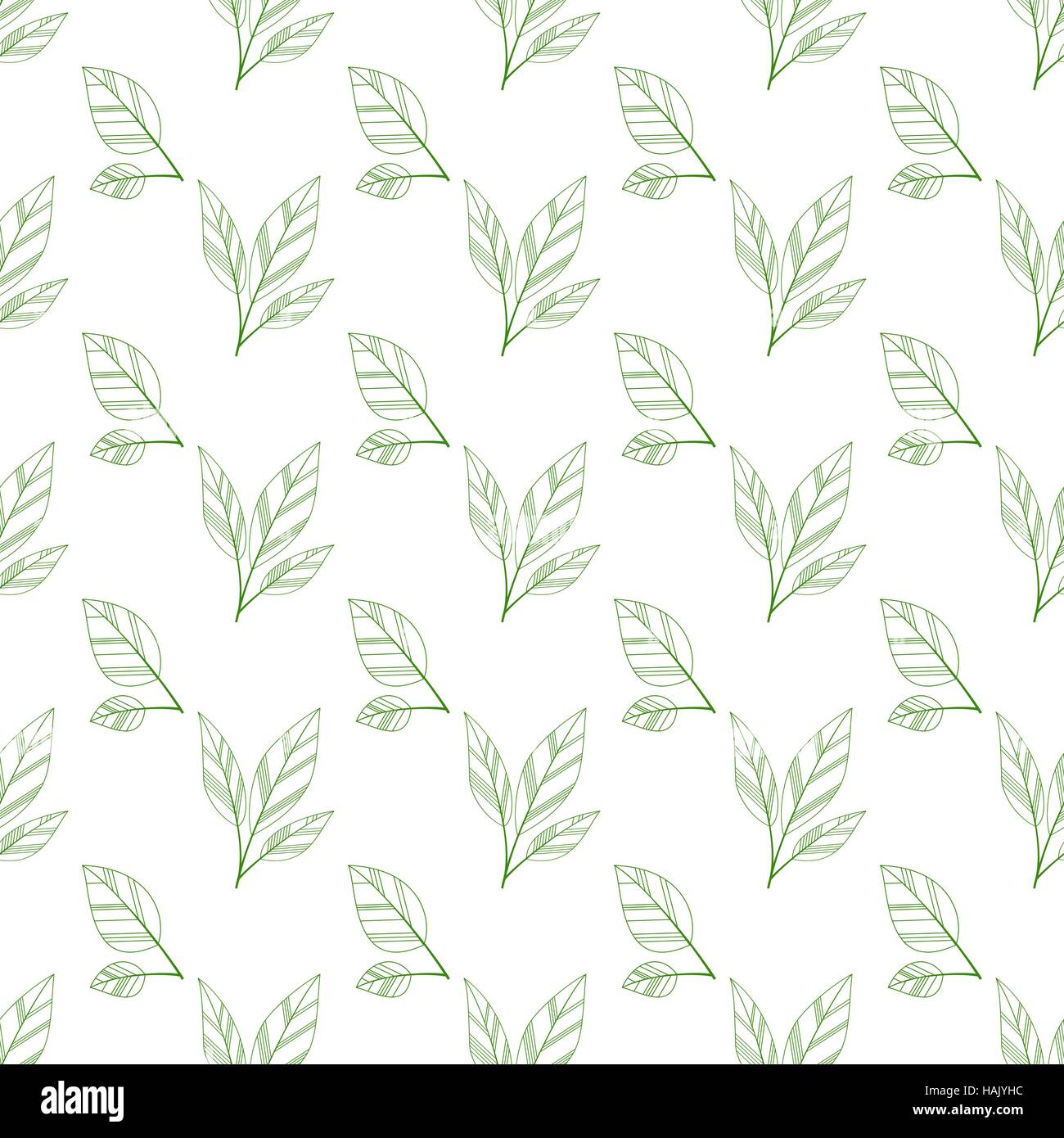 green seamless leaves Stock Vector Image & Art - Alamy