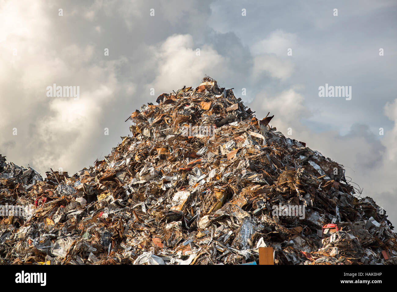 heap of scrap iron Stock Photo