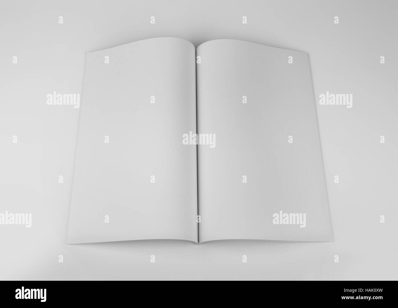 blank magazine, catalog, brochure, book mock up Stock Photo