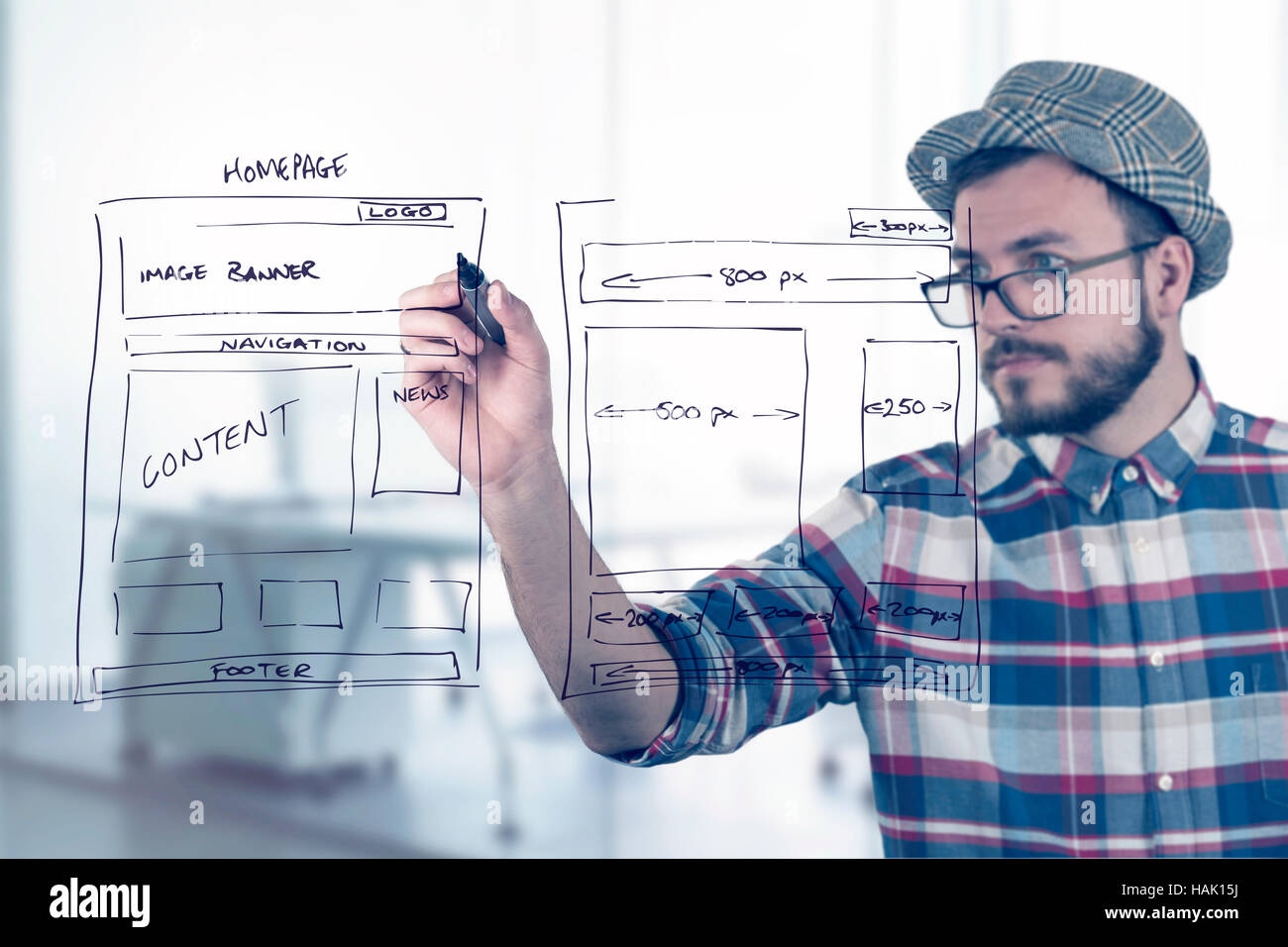Wireframe hi-res stock photography and images - Alamy