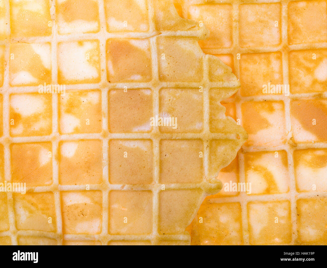 waffle texture background Stock Photo