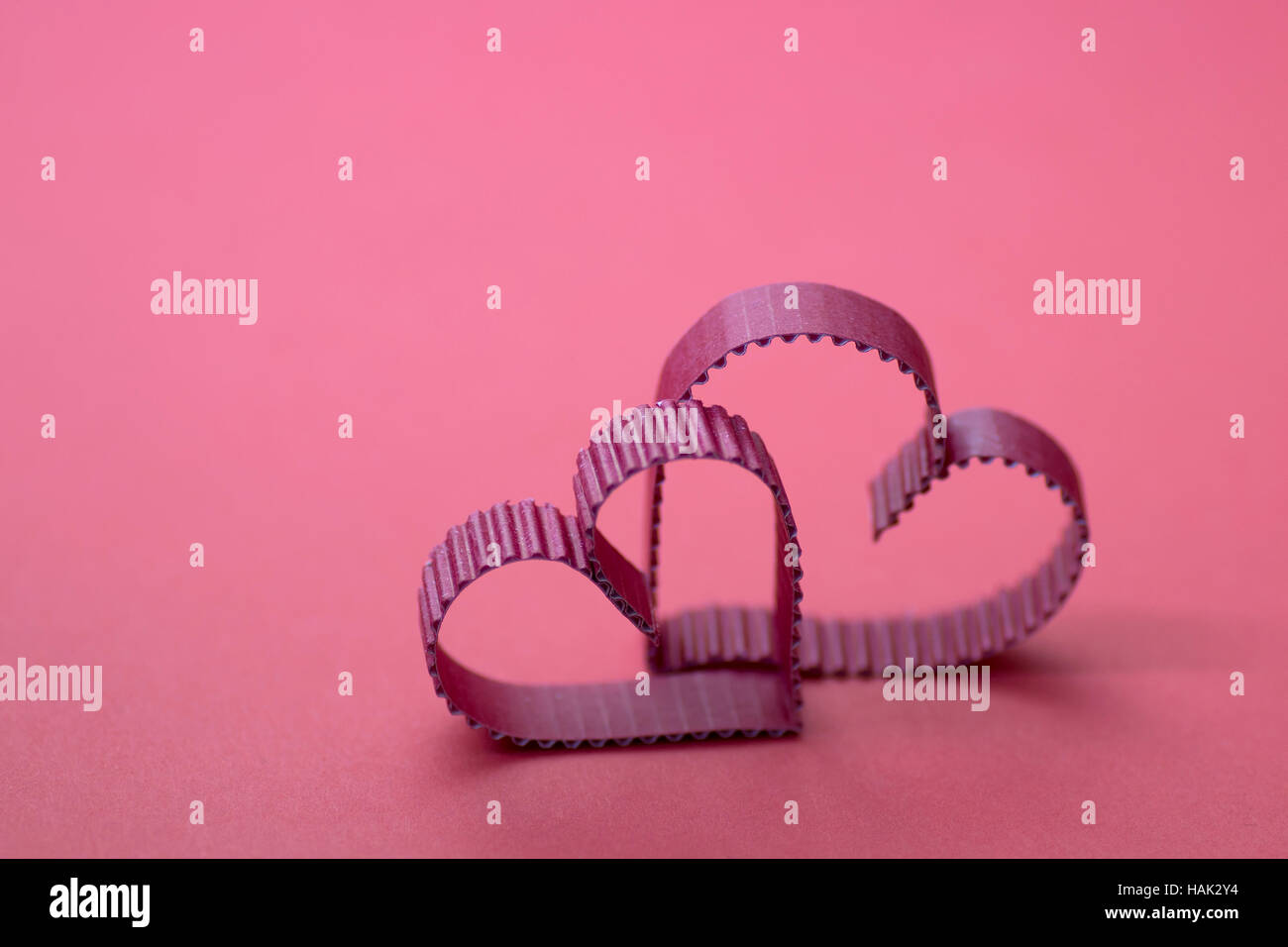 heart shape paper red Stock Photo - Alamy