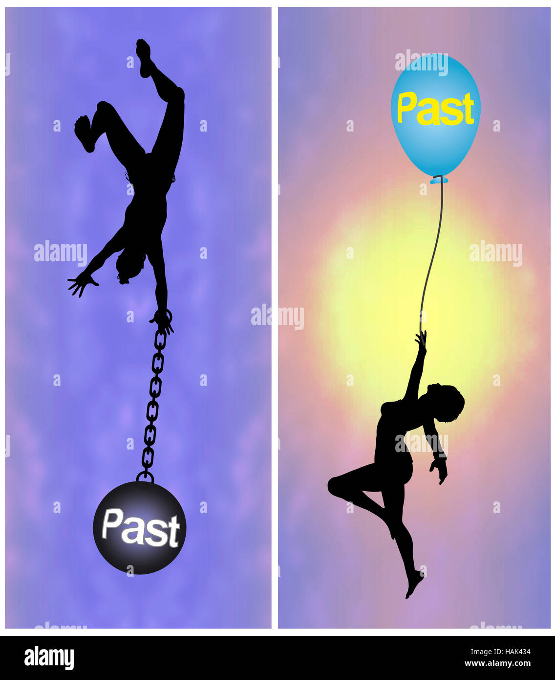 The Past is catching up with you Stock Photo Alamy