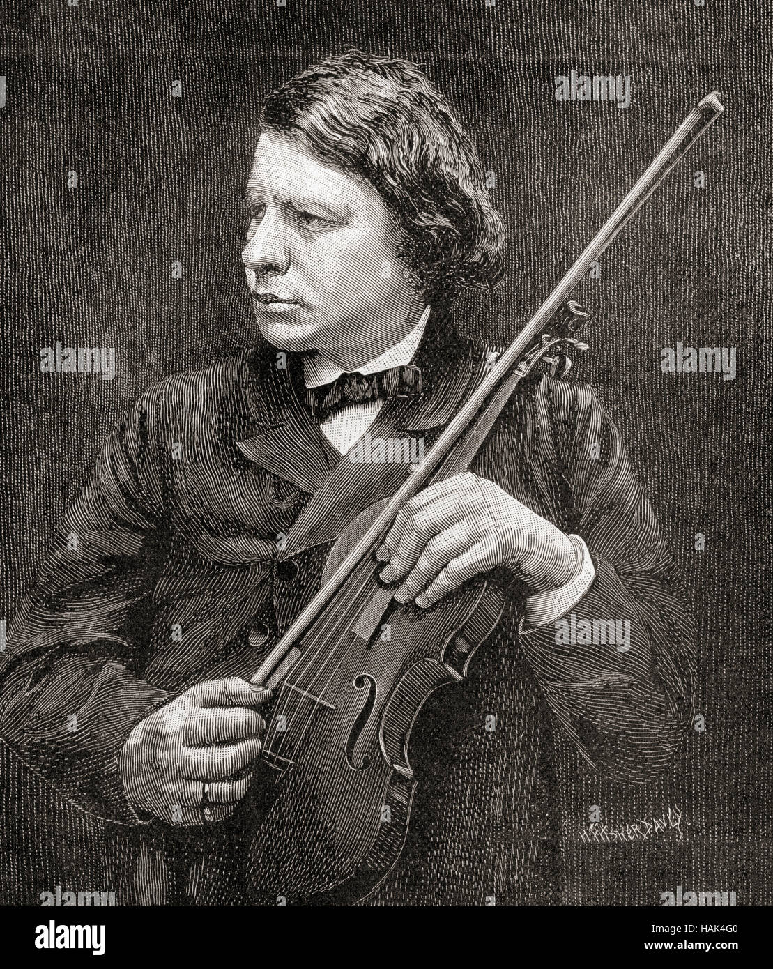 Joseph Joachim, 1831 1907. Hungarian violinist, conductor, composer