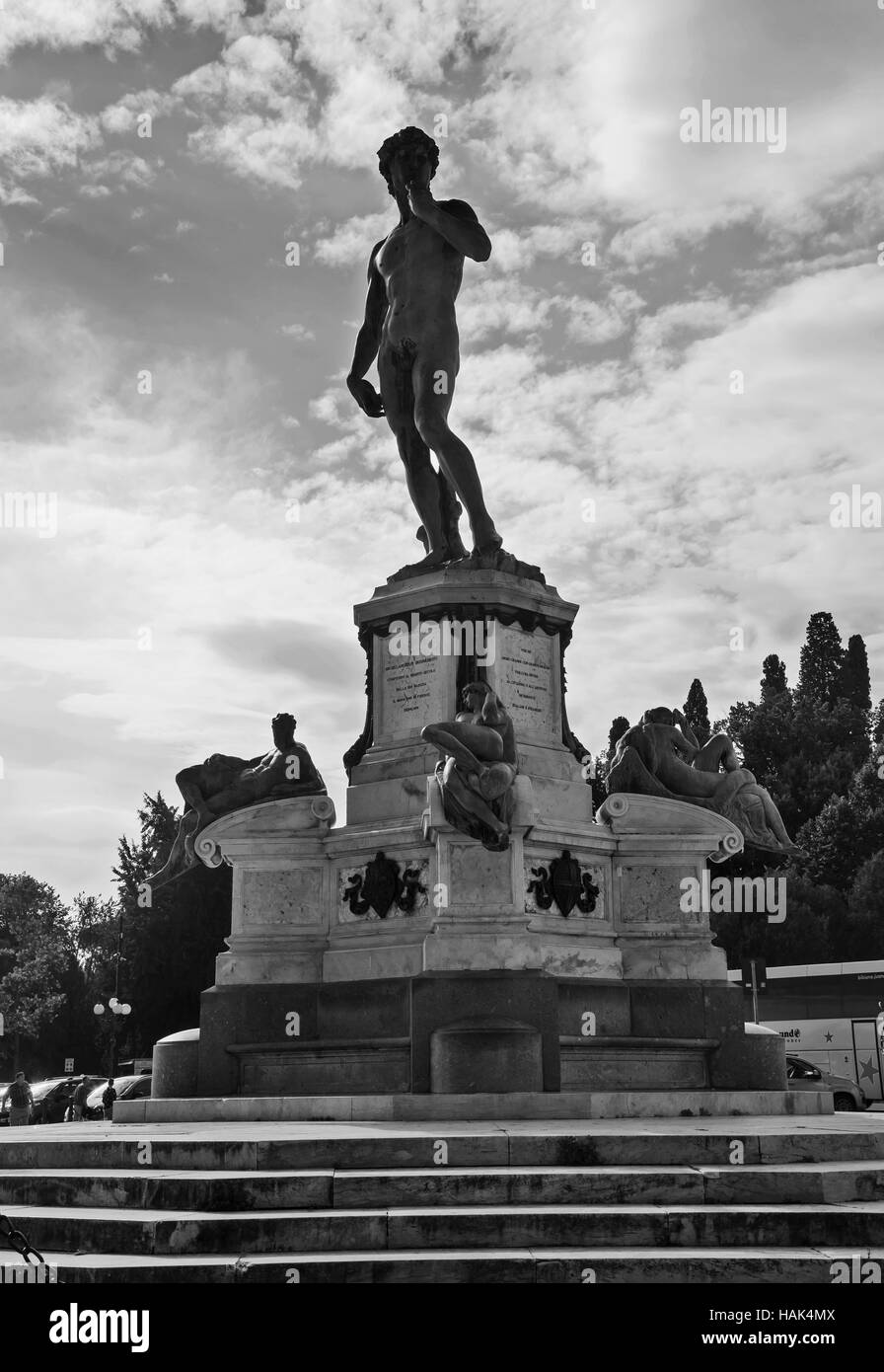 Replica of David Statue by Michelangelo, Piazzale Michelangelo
