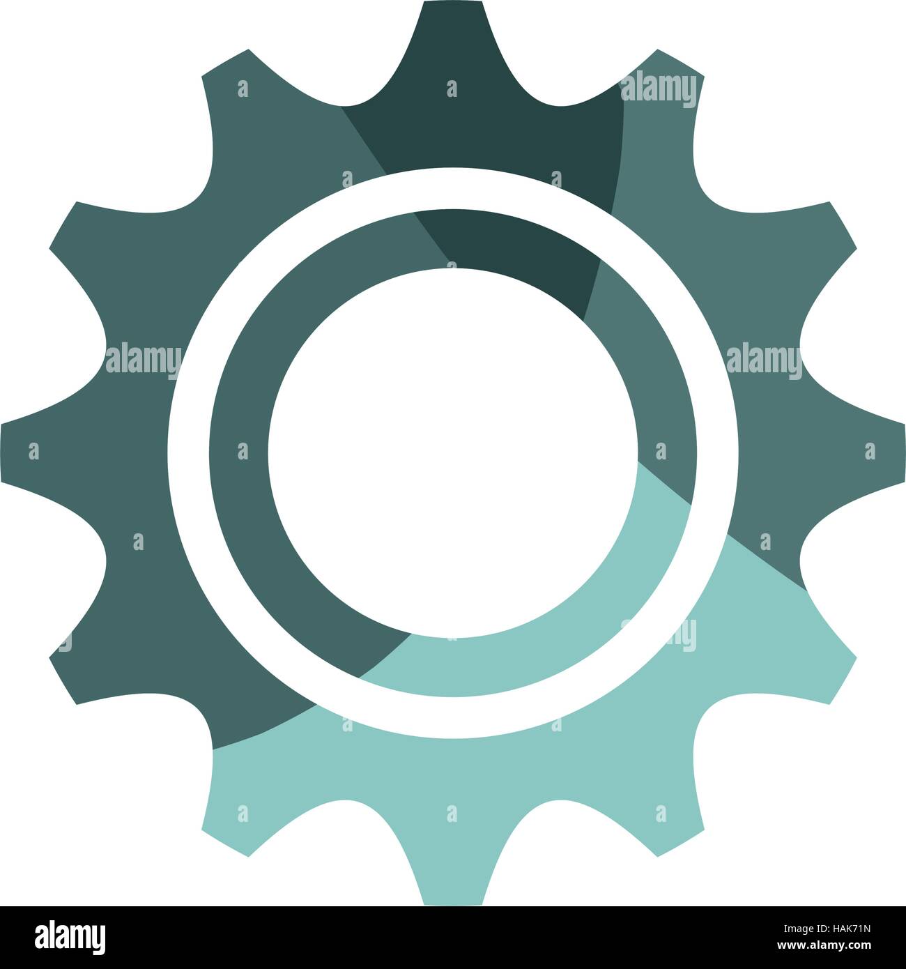 gear setting isolated icon vector illustration design Stock Vector ...