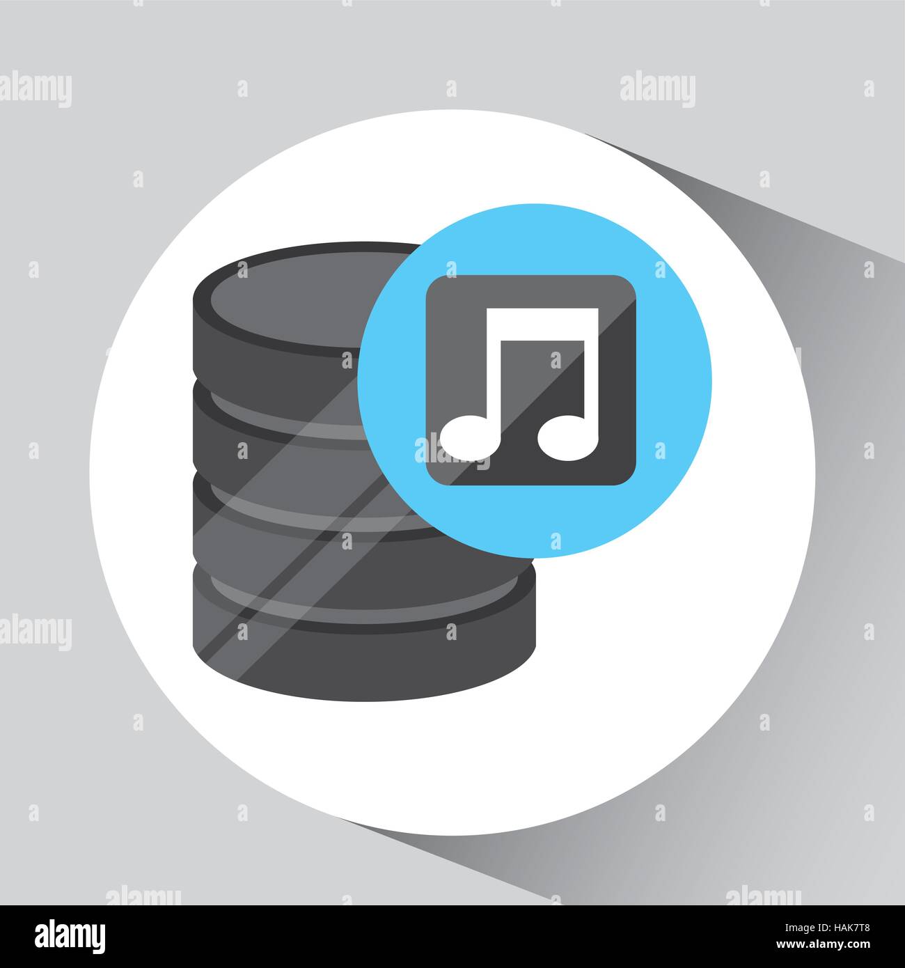 hand holds data music icon vector illustration eps 10 Stock Vector ...