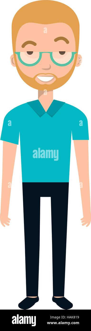 Young Man Teacher Character Vector Illustration Design Stock Vector Image Art Alamy