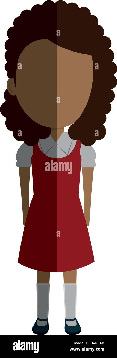 girl student character isolated icon vector illustration design Stock ...