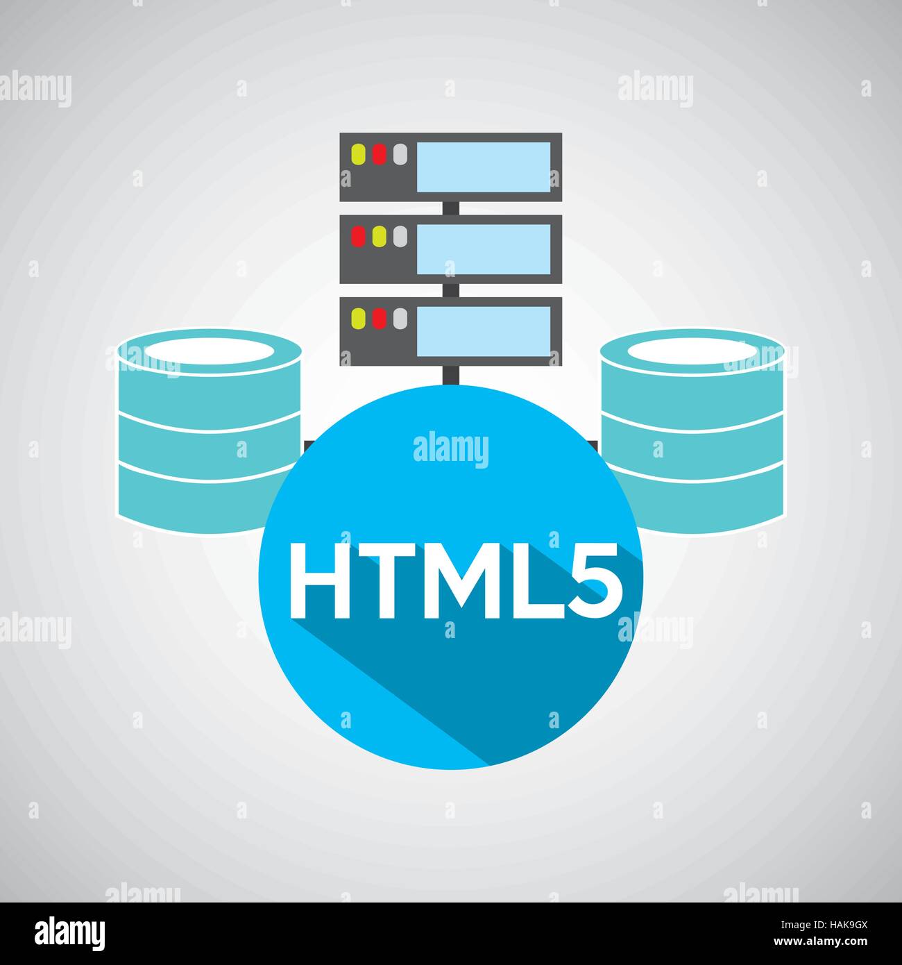 html5 language data base storage vector illustration eps 10 Stock ...