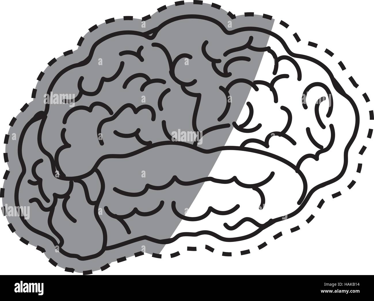 Human brain mind icon vector illustration graphic design Stock Vector ...