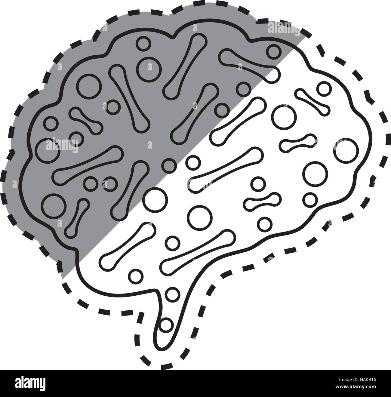 Human brain mind icon vector illustration graphic design Stock Vector ...
