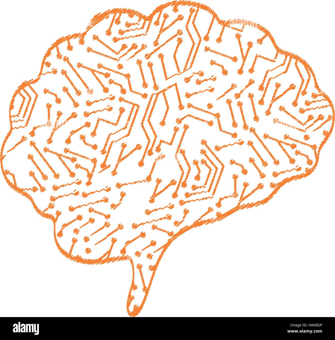 Human brain mind icon vector illustration graphic design Stock Vector ...