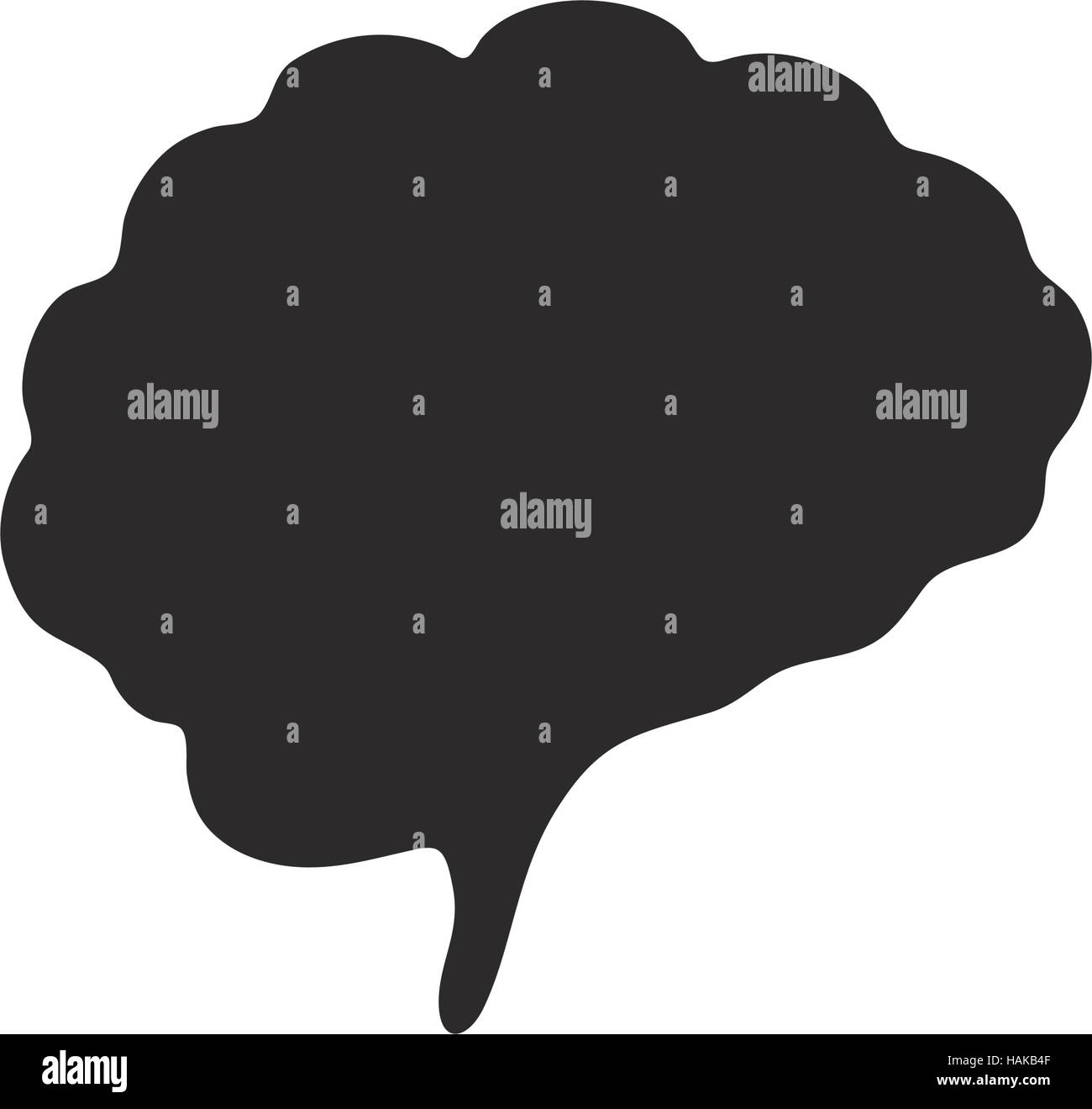 Human brain mind icon vector illustration graphic design Stock Vector ...