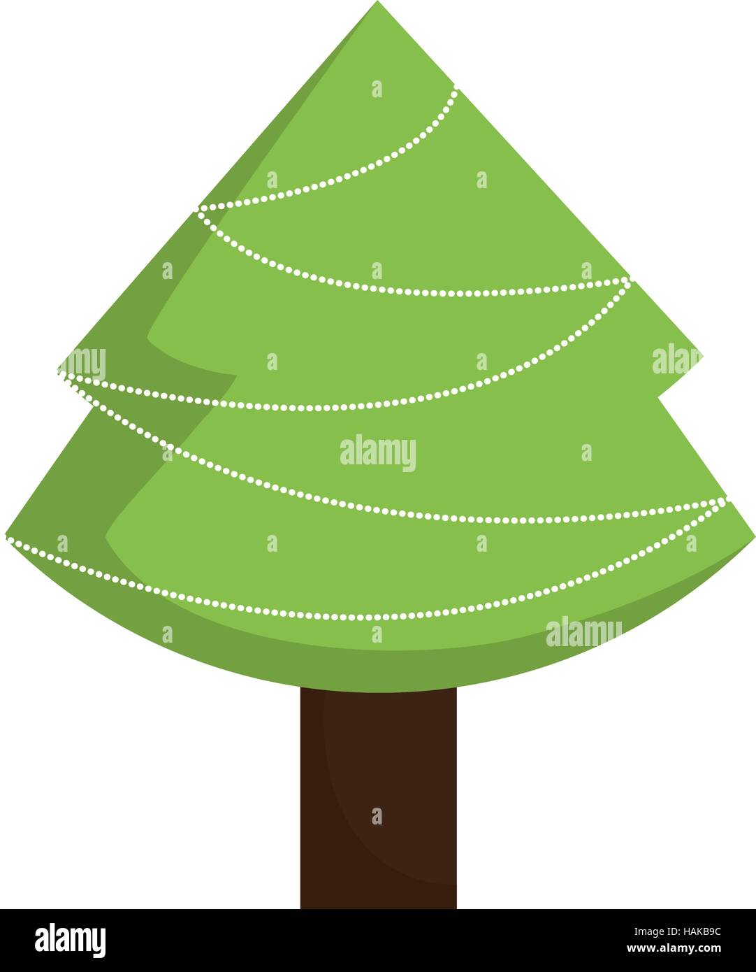 xmas pine tree icon vector illustration graphic design Stock Vector ...
