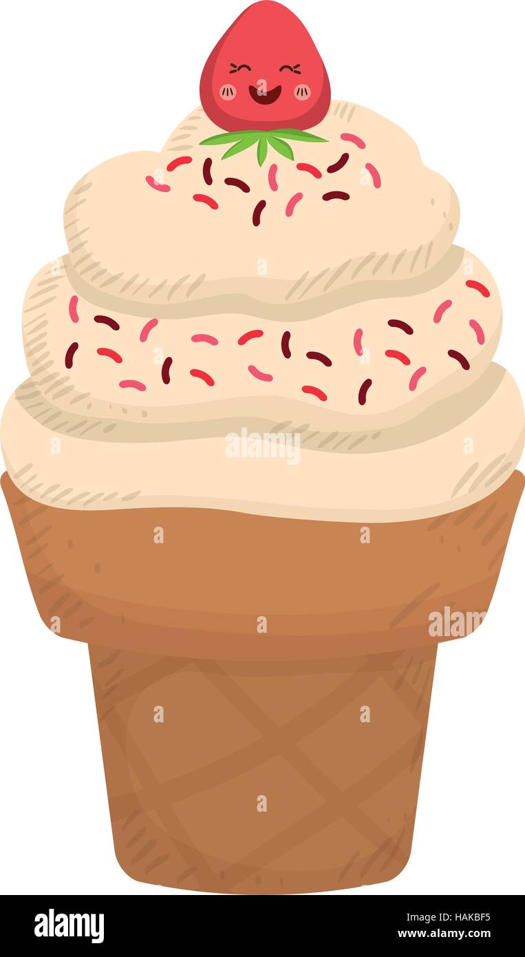 Delicious ice cream icon vector illustration graphic design Stock ...
