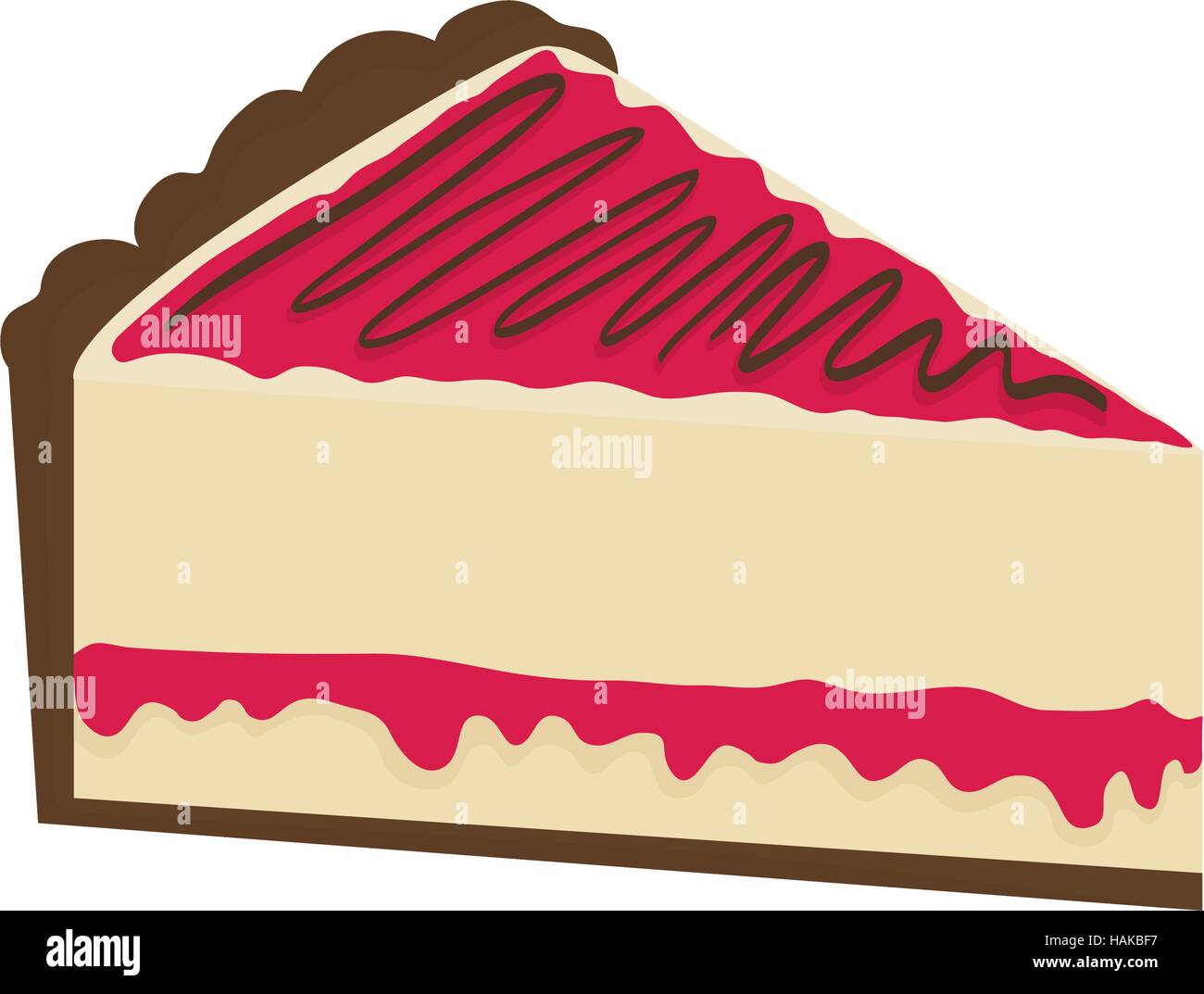 delicious Cake dessert icon vector illustration graphic design Stock ...