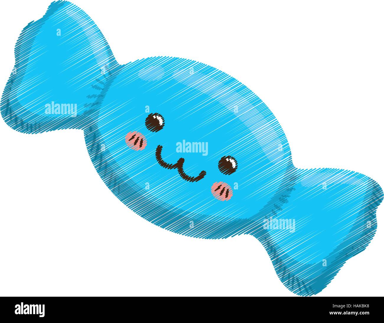 Candy sweet cartoon icon vector illustration graphic design Stock ...