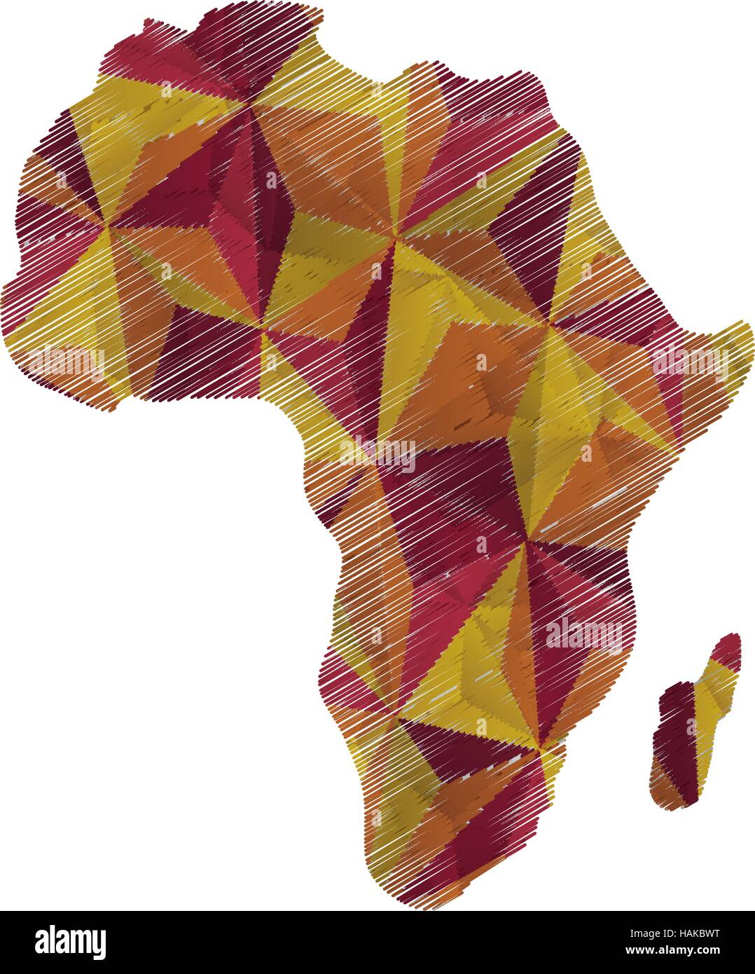 Africa map silhouette icon vector illustration graphic design Stock ...