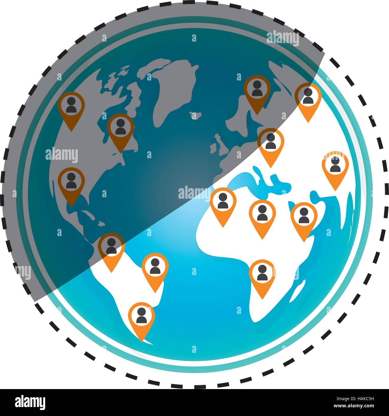 Earth world planet icon vector illustration graphic design Stock Vector ...