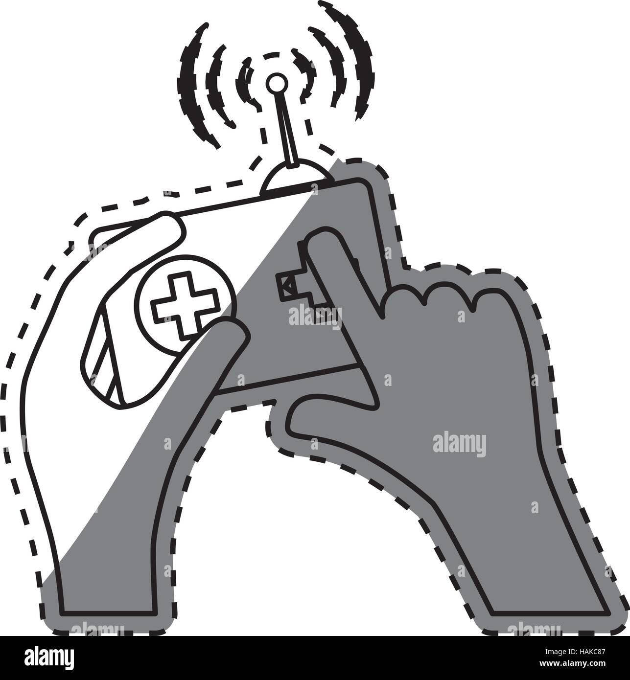 Drone robot technology icon vector illustration graphic design Stock ...