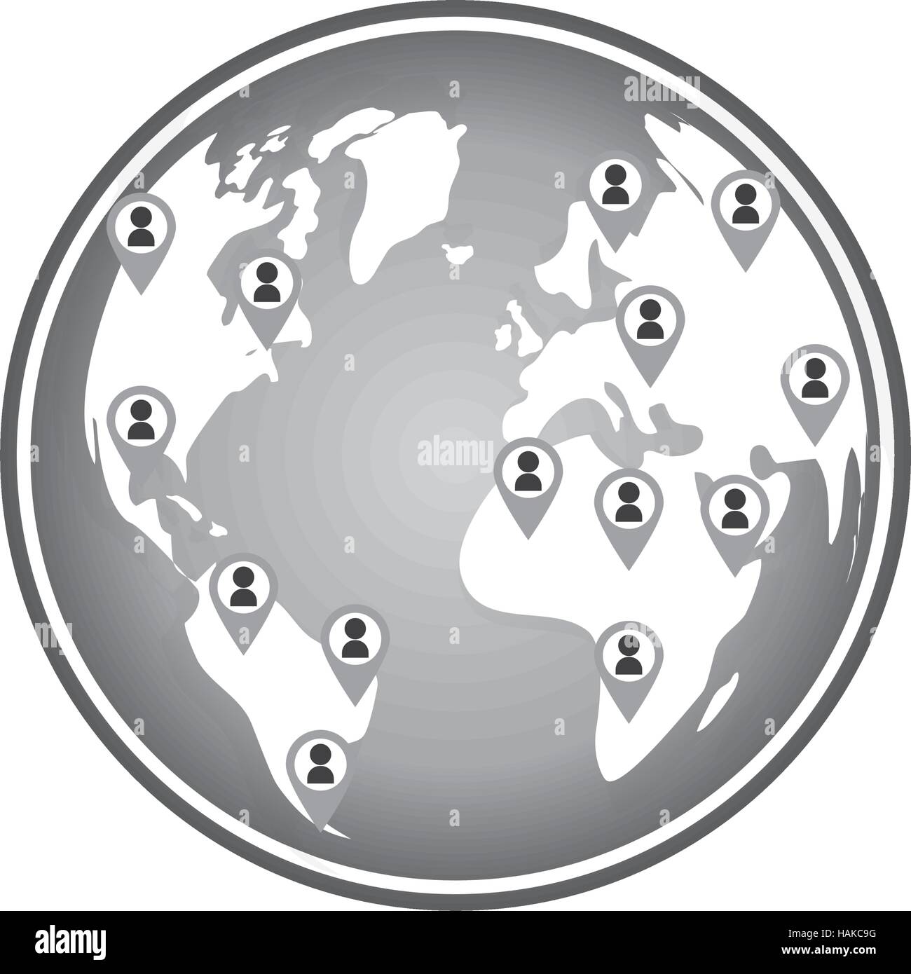 Earth world planet icon vector illustration graphic design Stock Vector ...