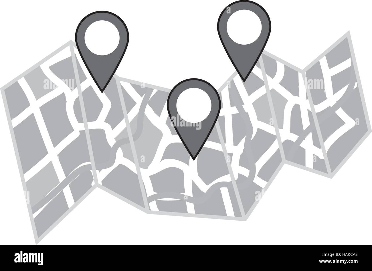 GPS map location icon vector illustration graphic design Stock Vector ...