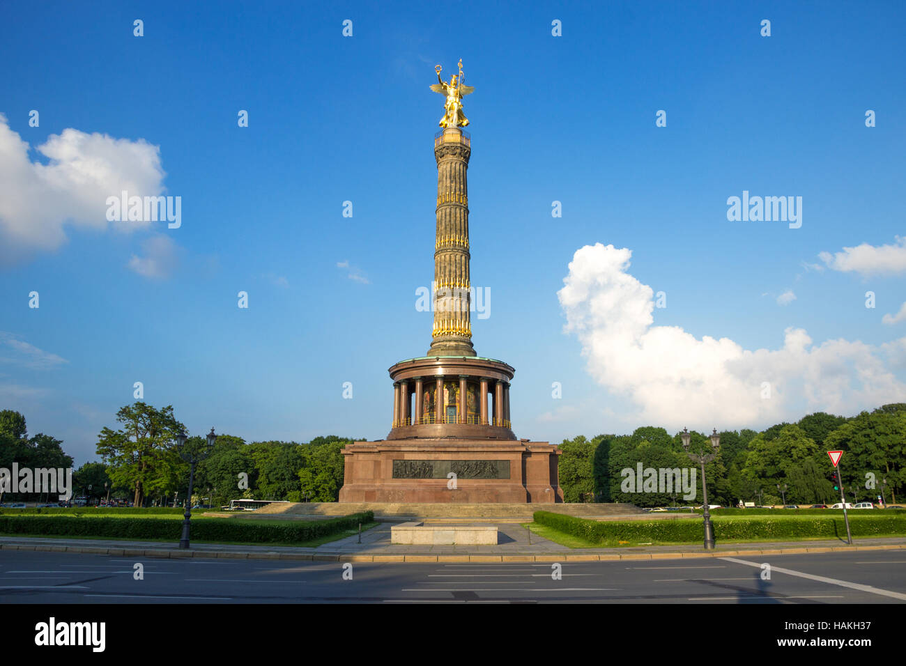 Berlin Victory Column. Berlin, Germany Stock Photo