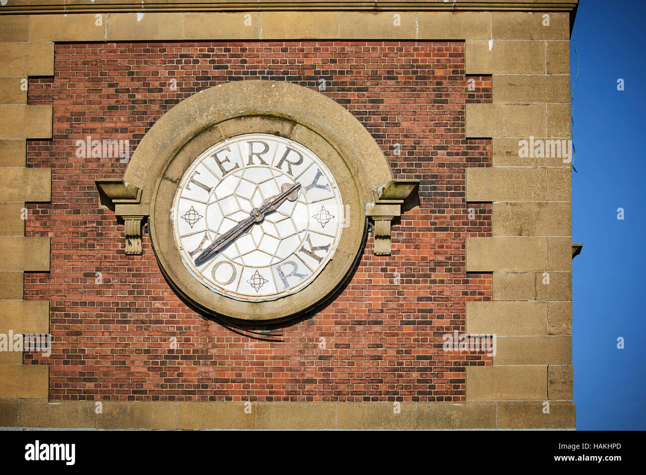 Terry York clock tower face time Chocolate factory Historical history important significant