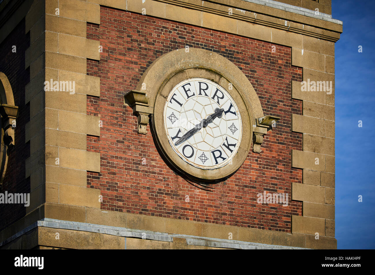 Terry York clock tower face time Chocolate factory Historical history important significant