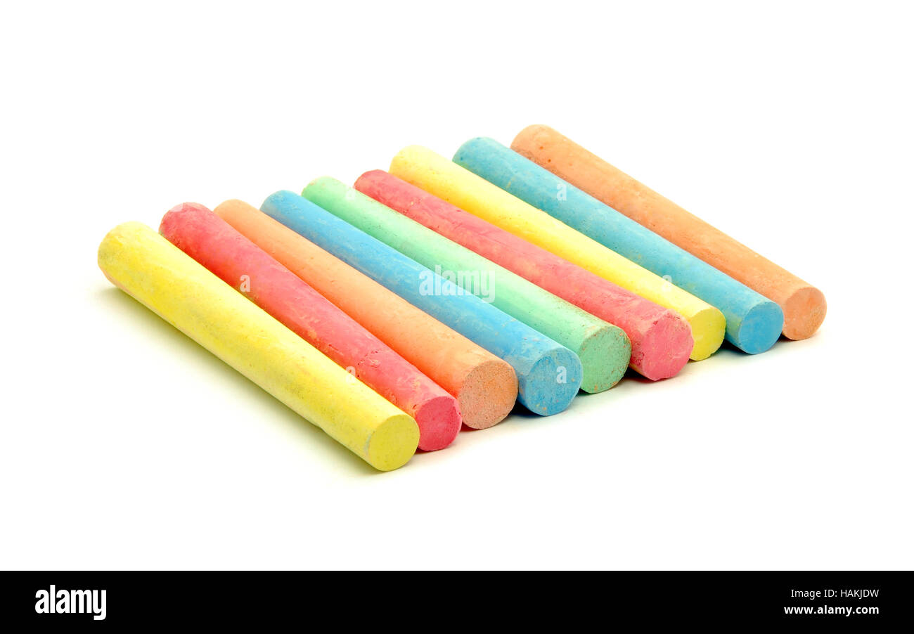 Coloured chalks hi-res stock photography and images - Alamy