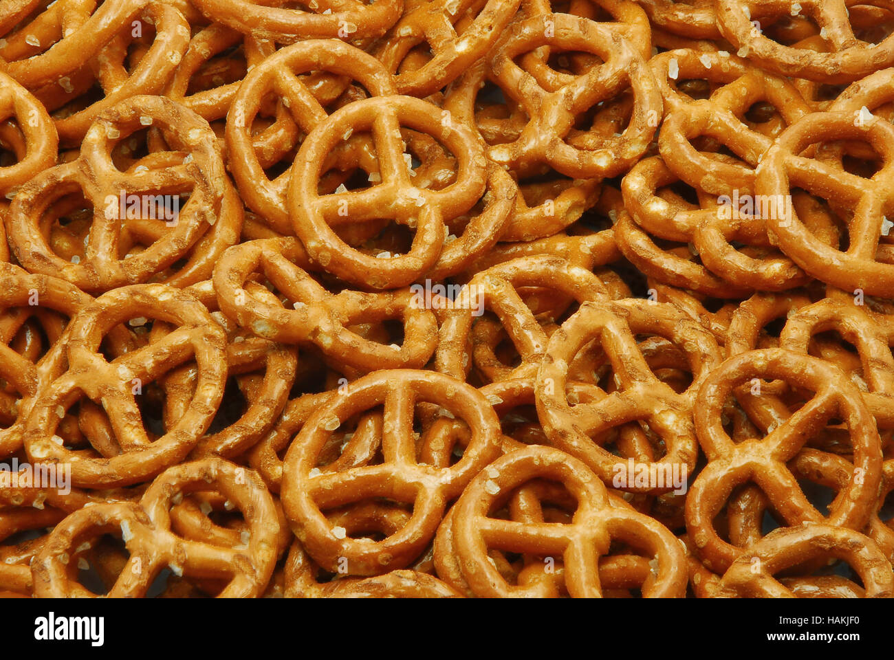 pretzels background Stock Photo