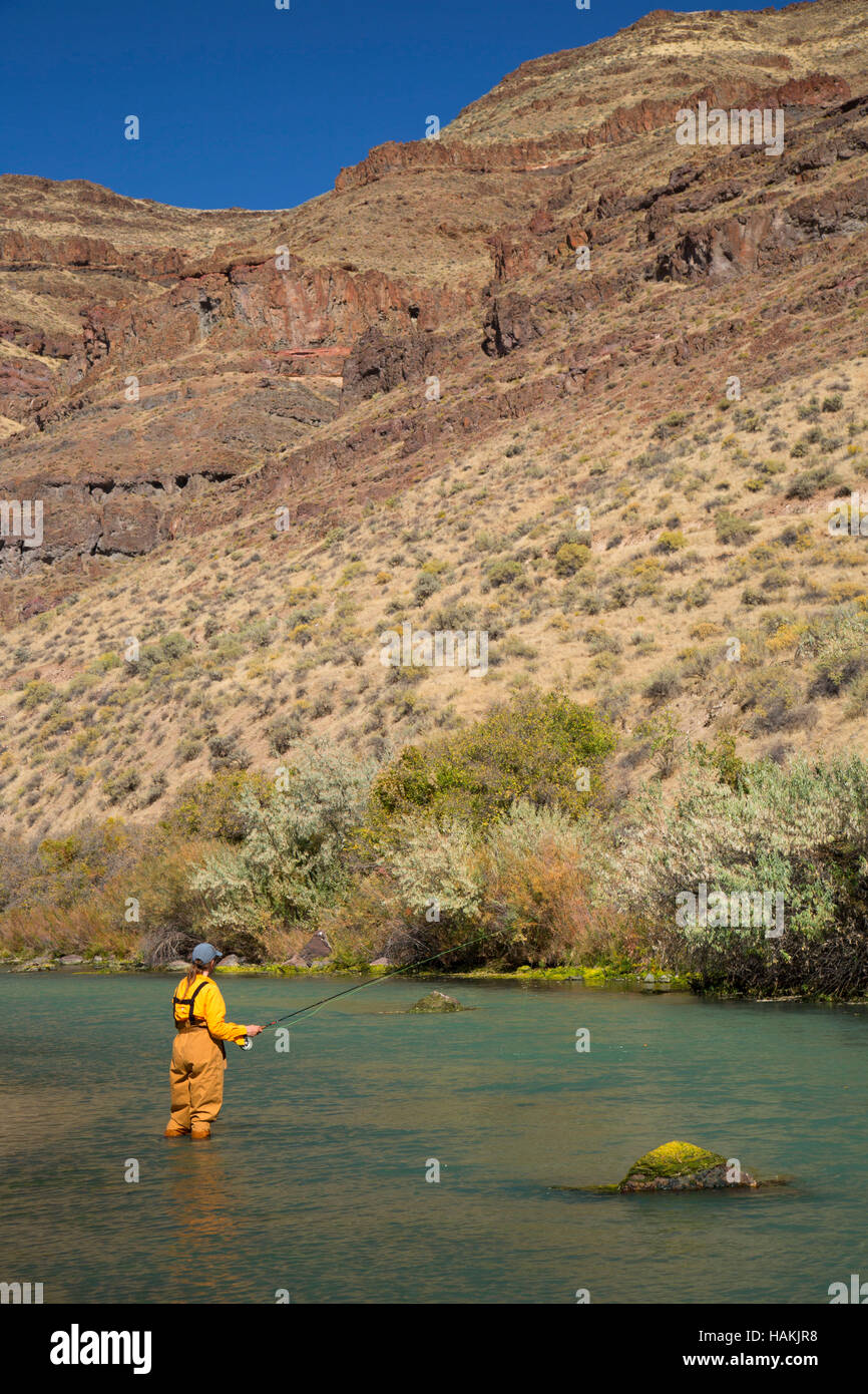 Flyfishing in Lower Owyhee River canyon, Vale District Bureau of Land