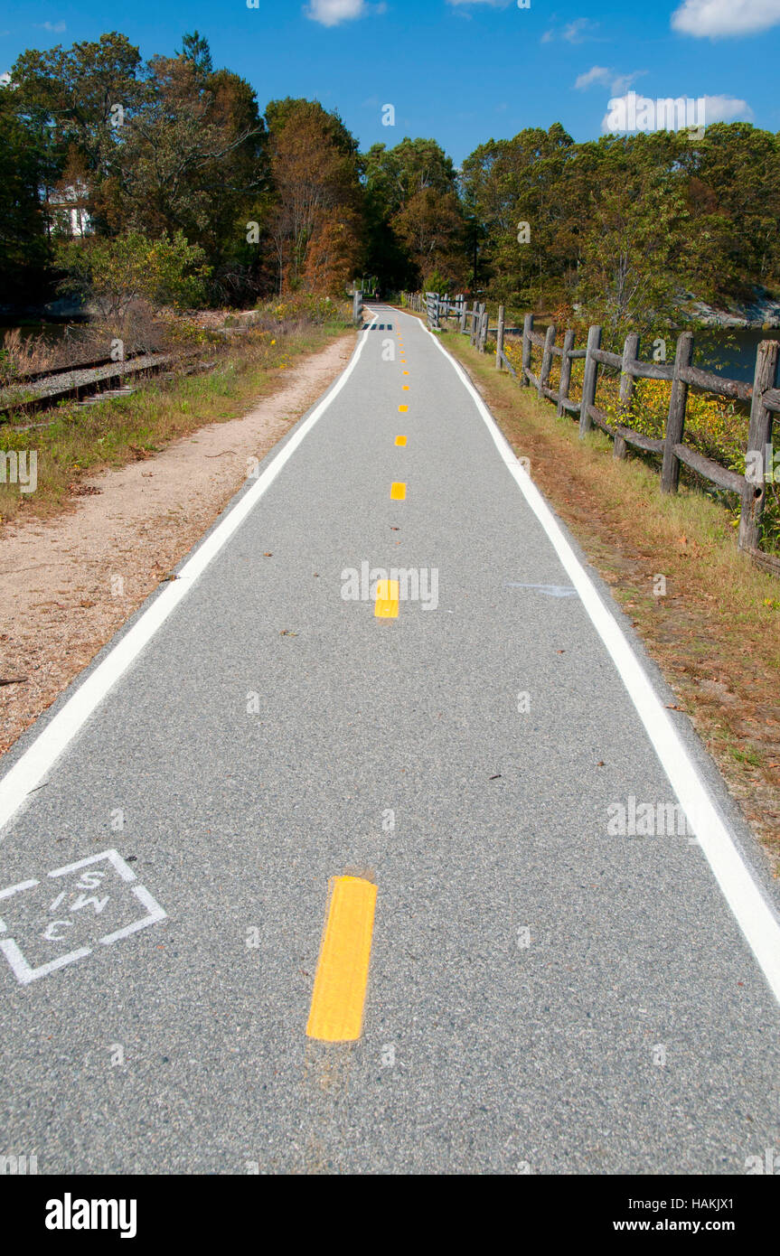 East Bay Bike Path East Bay Bike - East Bay Bike Path East Bay Bike Path State Park Rhode Island HAKJX1