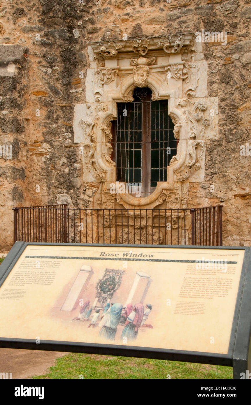 Mission San Jose Rose Window, San Antonio Missions National Historic