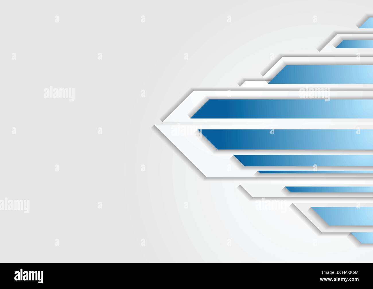 Abstract tech geometric modern background. Blue vector corporate design ...