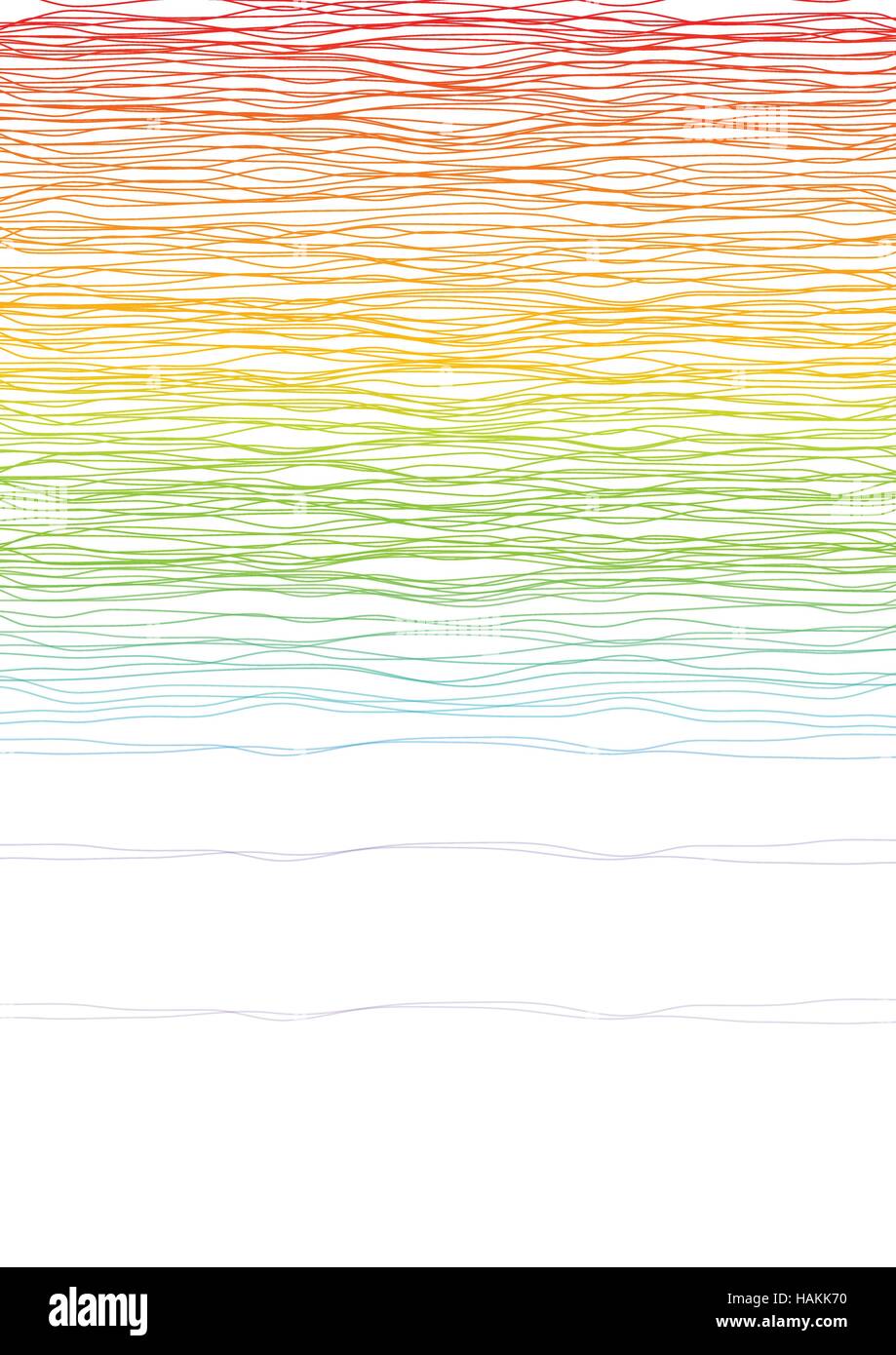 Colorful abstract lines. Bright rainbow threads vector design Stock Vector Image & Art Alamy